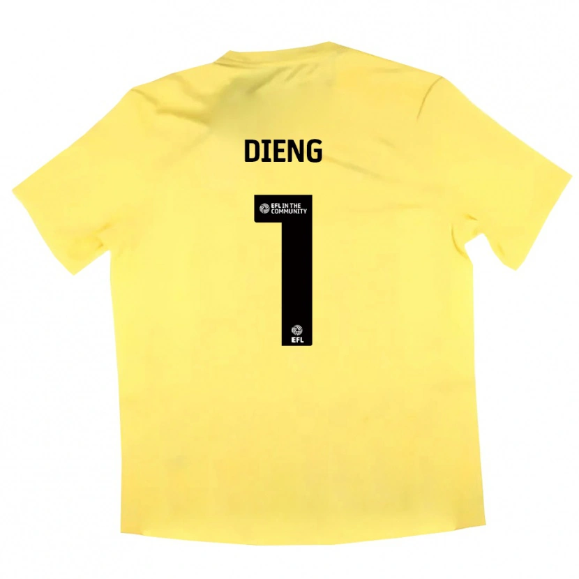 Danxen Herren Seny Dieng #1 Trikot Gelb Schwarz Torwarttrikot 2025/26