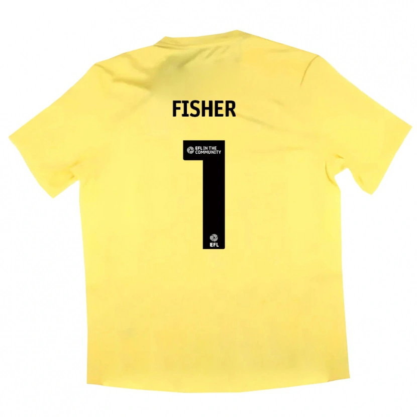 Danxen Herren Nathan Fisher #1 Trikot Gelb Schwarz Torwarttrikot 2025/26