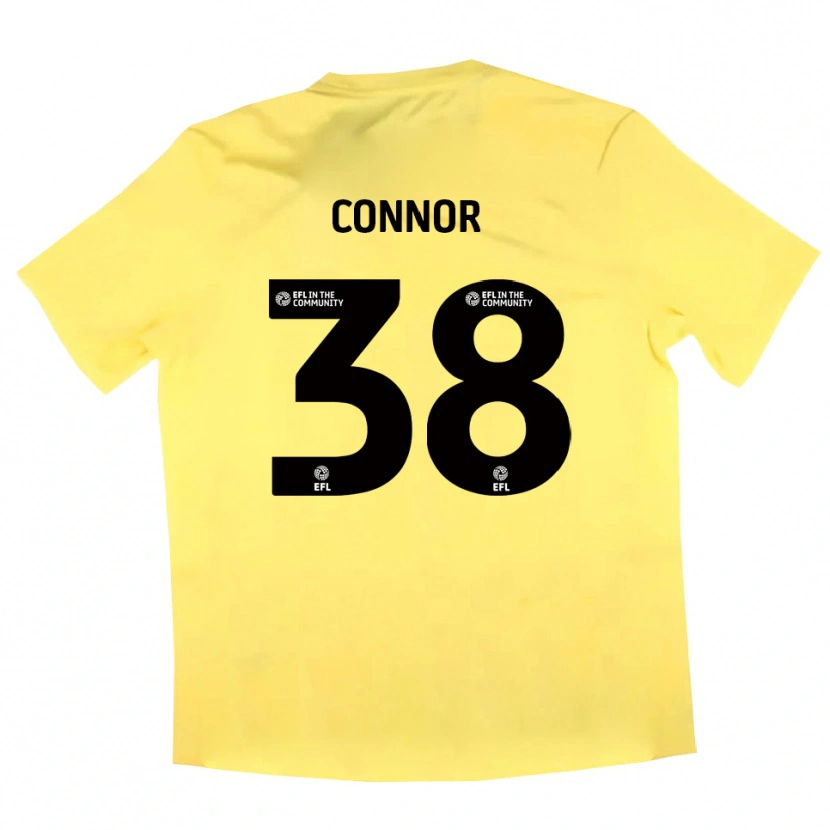 Danxen Herren Shea Connor #38 Trikot Gelb Schwarz Torwarttrikot 2025/26