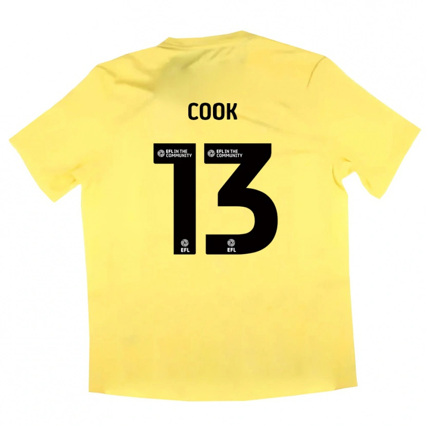Danxen Herren Ruby Cook #13 Trikot Gelb Schwarz Torwarttrikot 2025/26