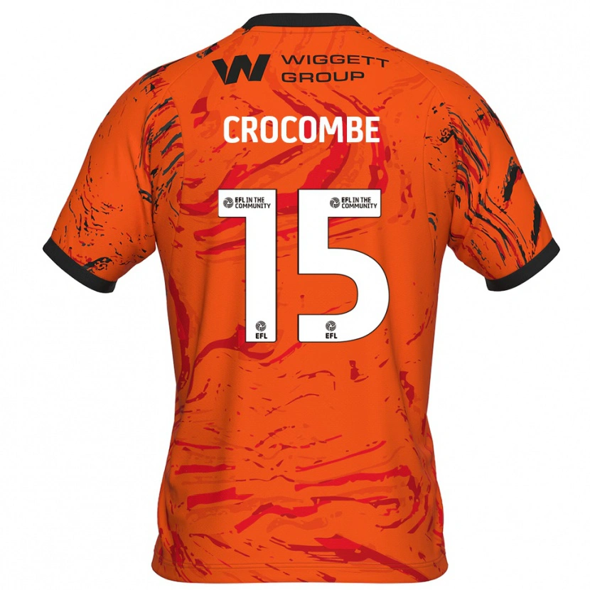 Danxen Herren Max Crocombe #15 Trikot Orange Schwarz Torwarttrikot 2025/26