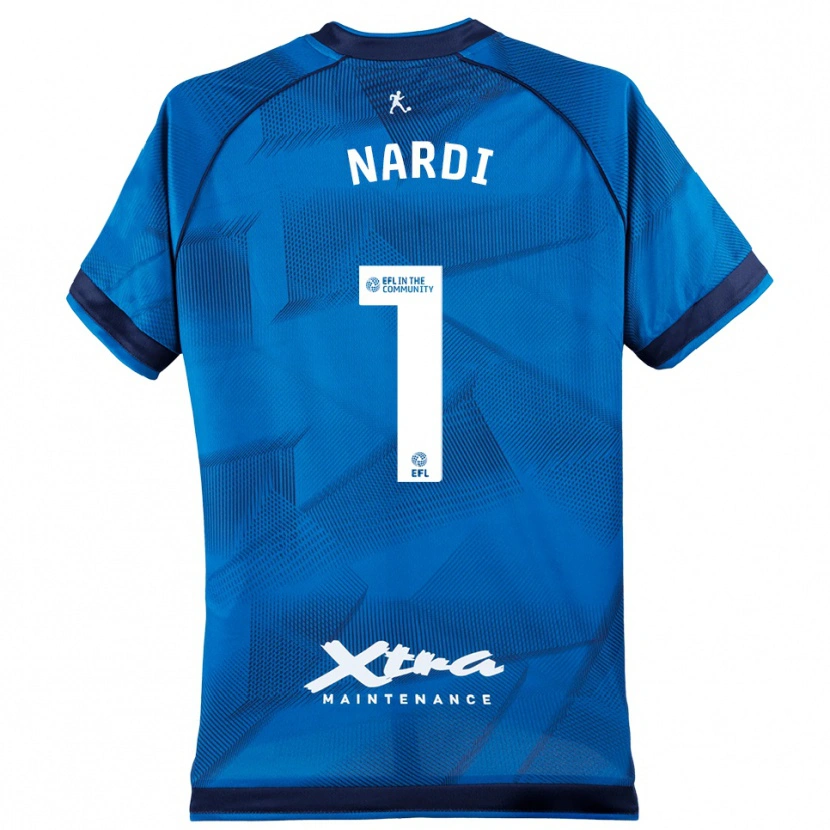 Danxen Herren Paul Nardi #1 Trikot Blau Weiß Torwarttrikot 2025/26