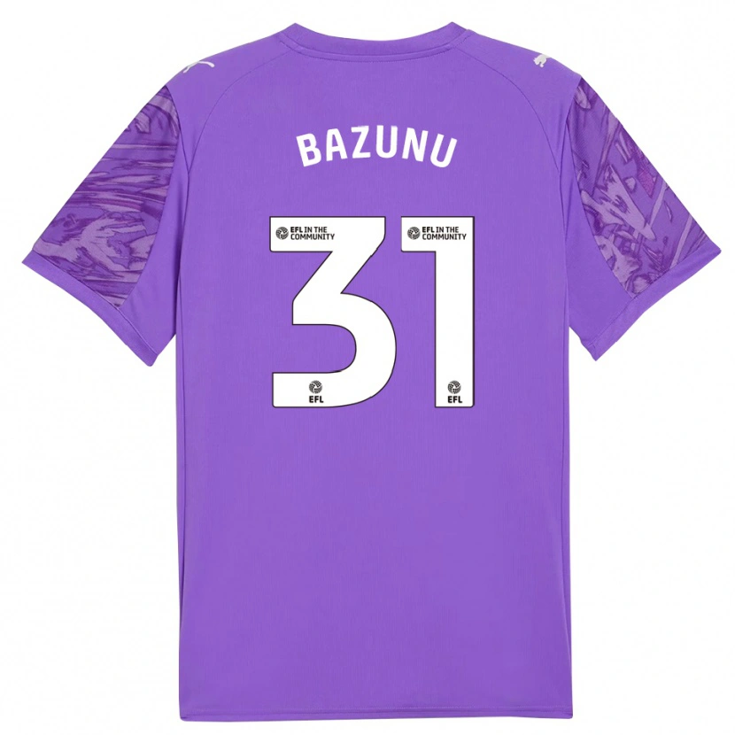 Danxen Herren Gavin Bazunu #31 Trikot Lila Weiß Torwarttrikot 2025/26