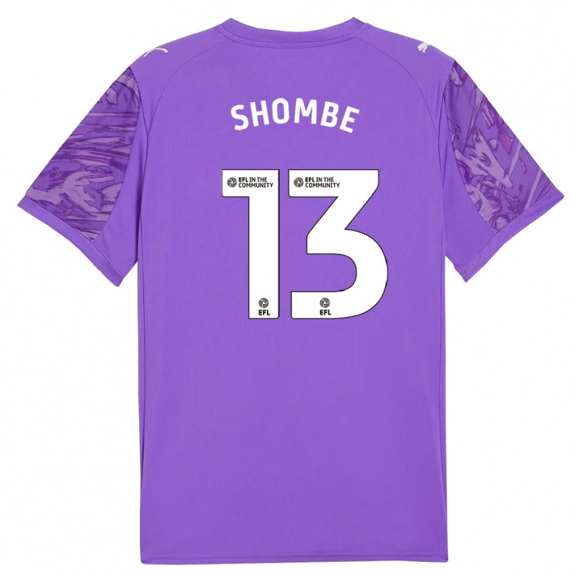 Danxen Herren Khiani Shombe #13 Trikot Lila Weiß Torwarttrikot 2025/26