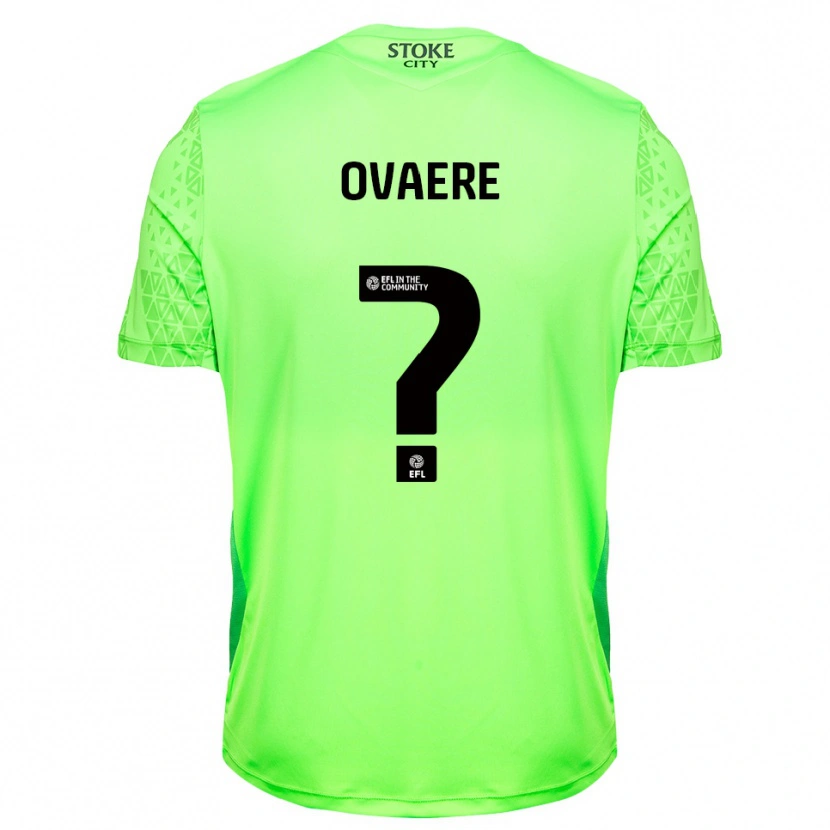 Danxen Herren Hayden Ovaere #0 Trikot Grün Schwarz Torwarttrikot 2025/26