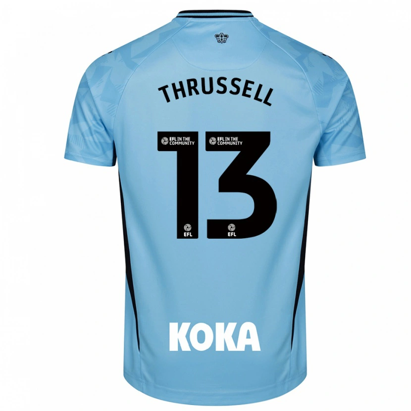 Danxen Herren Sebastian Thrussell #13 Trikot Hellhimmelblau Torwarttrikot 2025/26