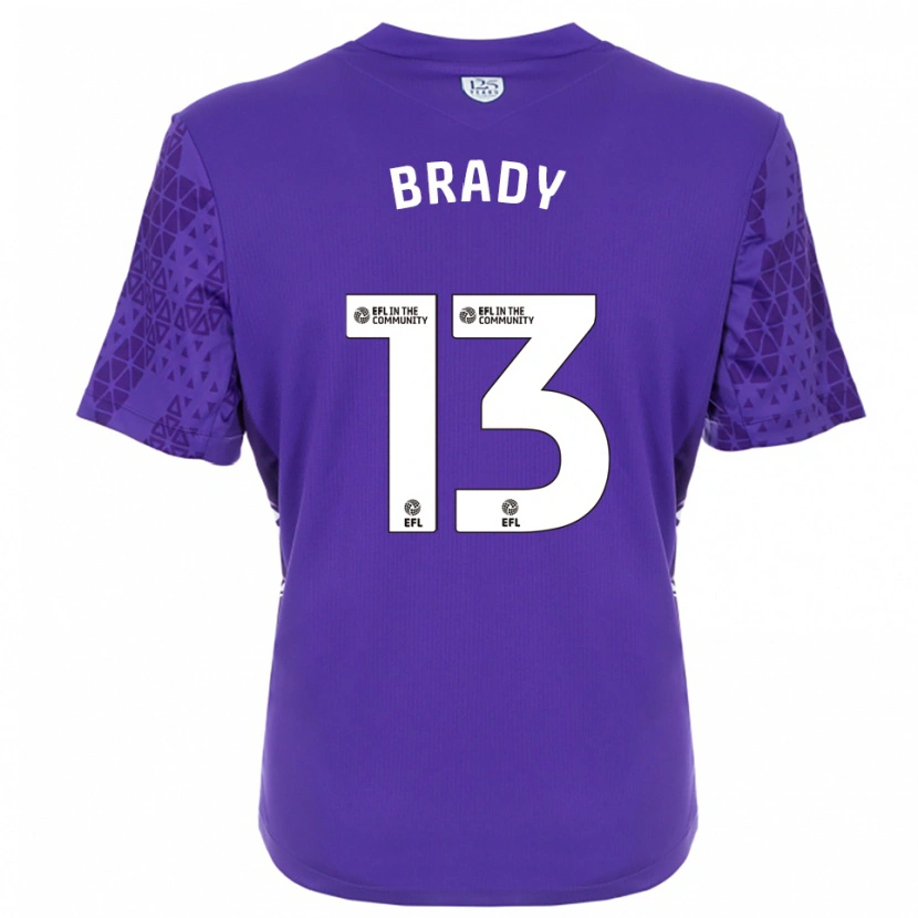 Danxen Herren Louis Brady #13 Trikot Violett Weiß Torwarttrikot 2025/26