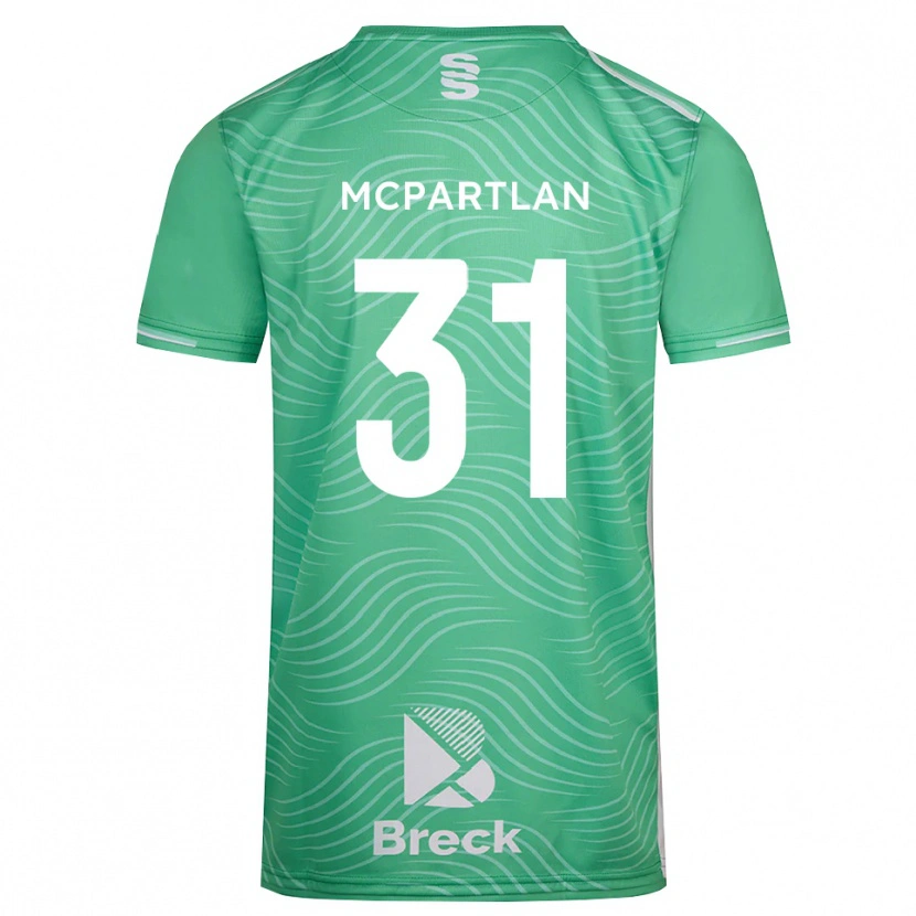 Danxen Herren Cian McPartlan #31 Trikot Mittel Türkis Torwarttrikot 2025/26