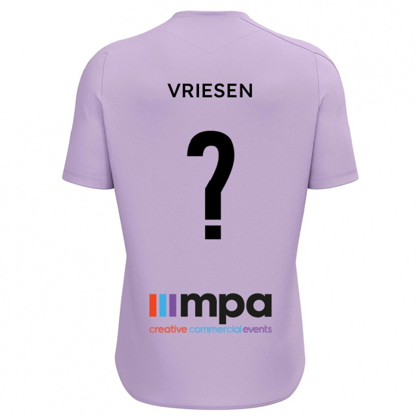 Danxen Herren Fabian Vriesen #0 Trikot Violett Schwarz Torwarttrikot 2025/26