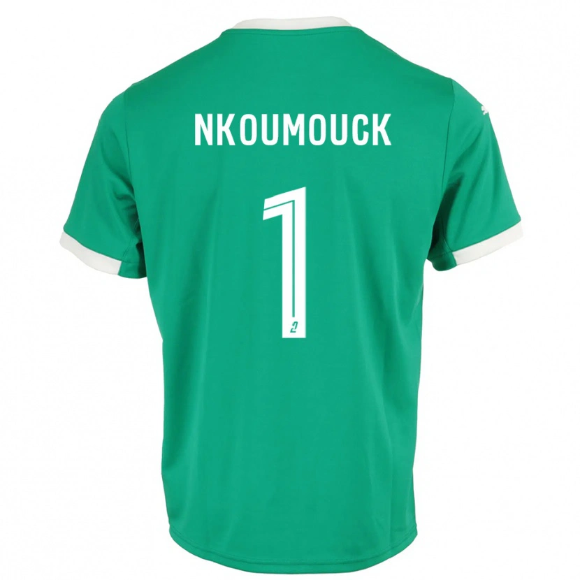 Danxen Herren Marc-Anthony Nkoumouck #1 Trikot Grün Weiß Torwarttrikot 2025/26