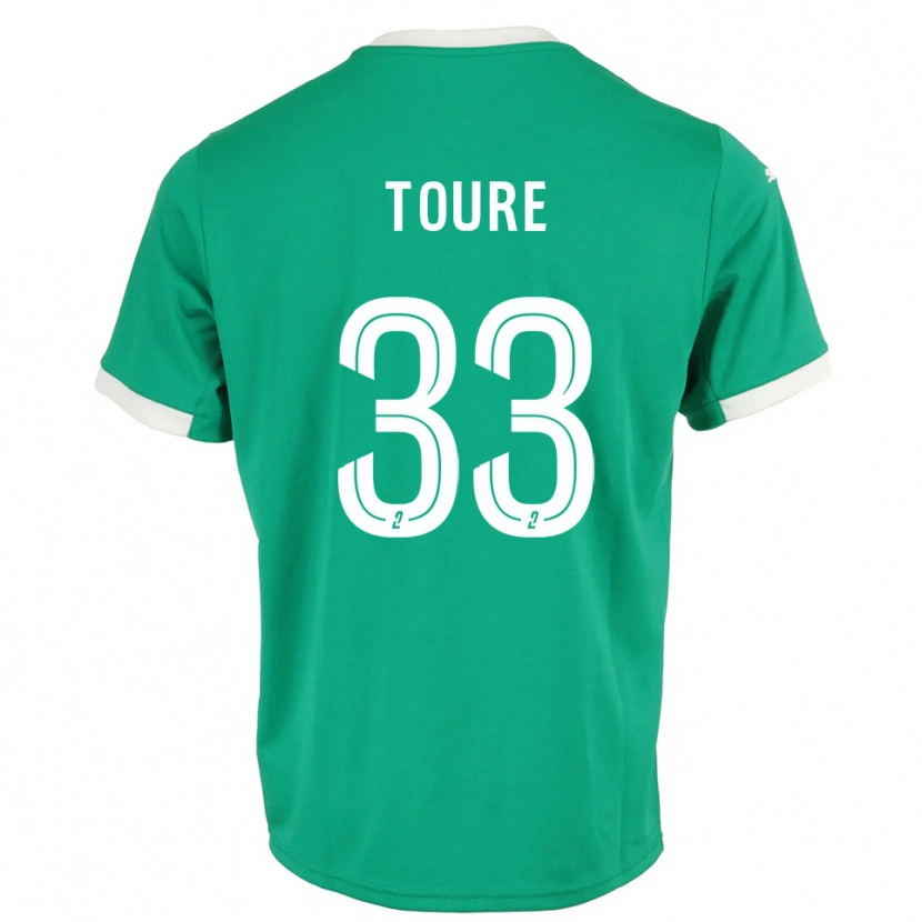 Danxen Herren Almami Touré #33 Trikot Grün Weiß Torwarttrikot 2025/26