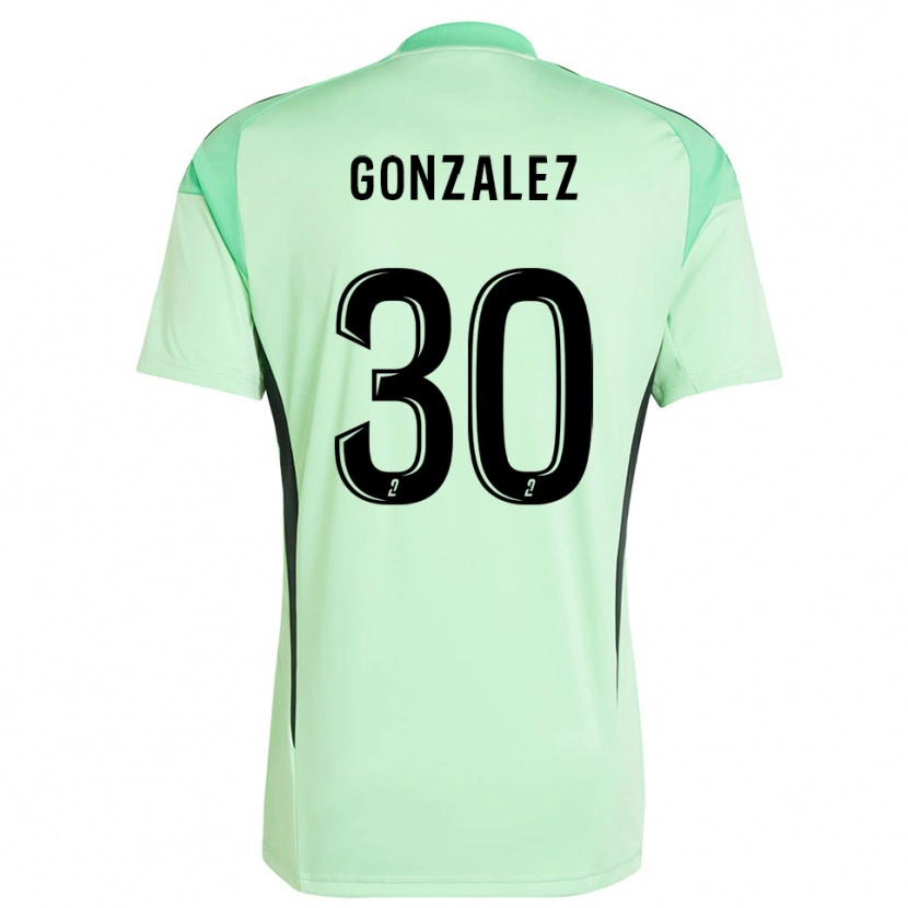 Danxen Herren Matéo Gonzalez #30 Trikot Hellgrün Schwarz Torwarttrikot 2025/26
