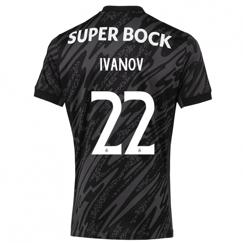 Danxen Herren David Ivanov #22 Trikot Grau Schwarz Weiß Torwarttrikot 2025/26
