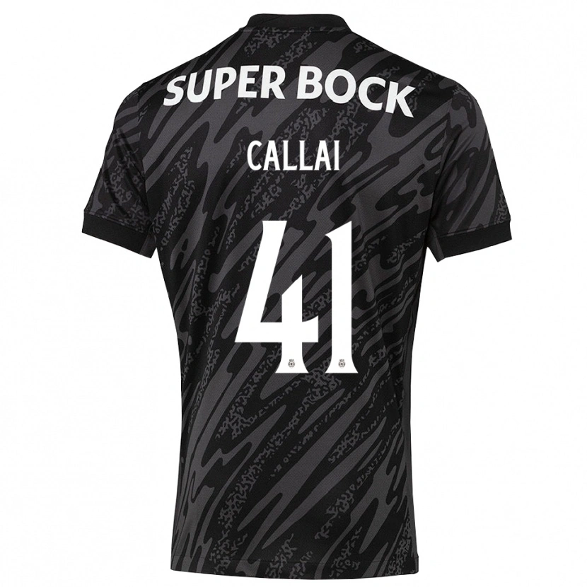Danxen Herren Diego Callai #41 Trikot Grau Schwarz Weiß Torwarttrikot 2025/26