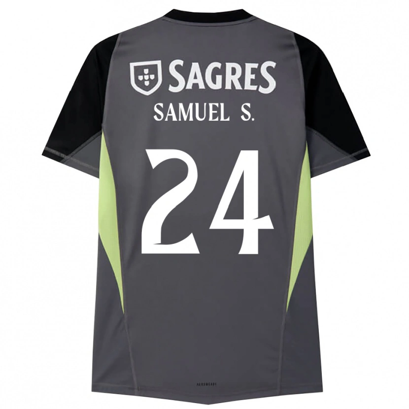 Danxen Herren Samuel Soares #24 Trikot Dunkelgrau Schwarz Torwarttrikot 2025/26