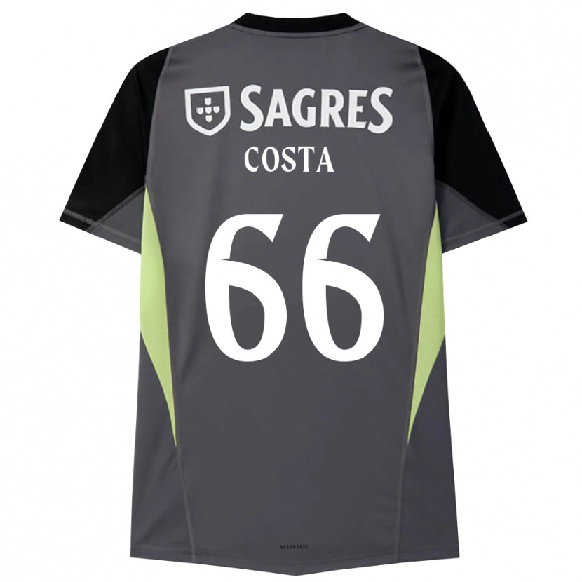Danxen Herren Rute Costa #66 Trikot Dunkelgrau Schwarz Torwarttrikot 2025/26