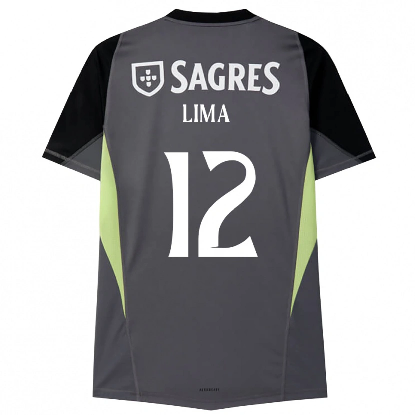 Danxen Herren Thaís Lima #12 Trikot Dunkelgrau Schwarz Torwarttrikot 2025/26