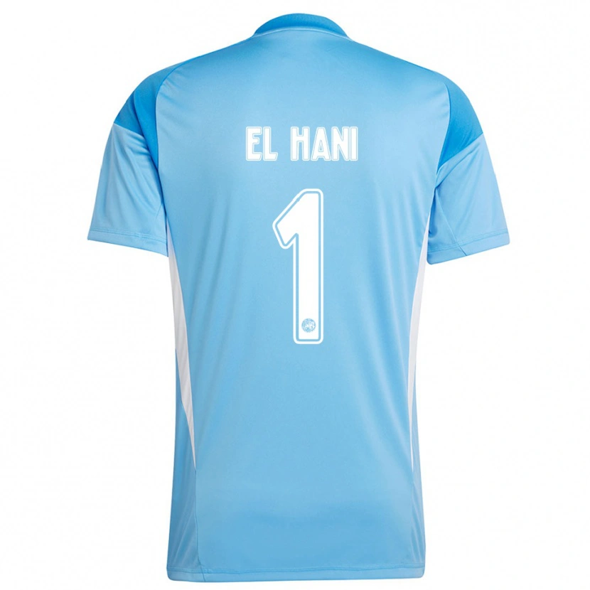Danxen Herren Aymean el Hani #1 Trikot Hellblau Weiß Torwarttrikot 2025/26