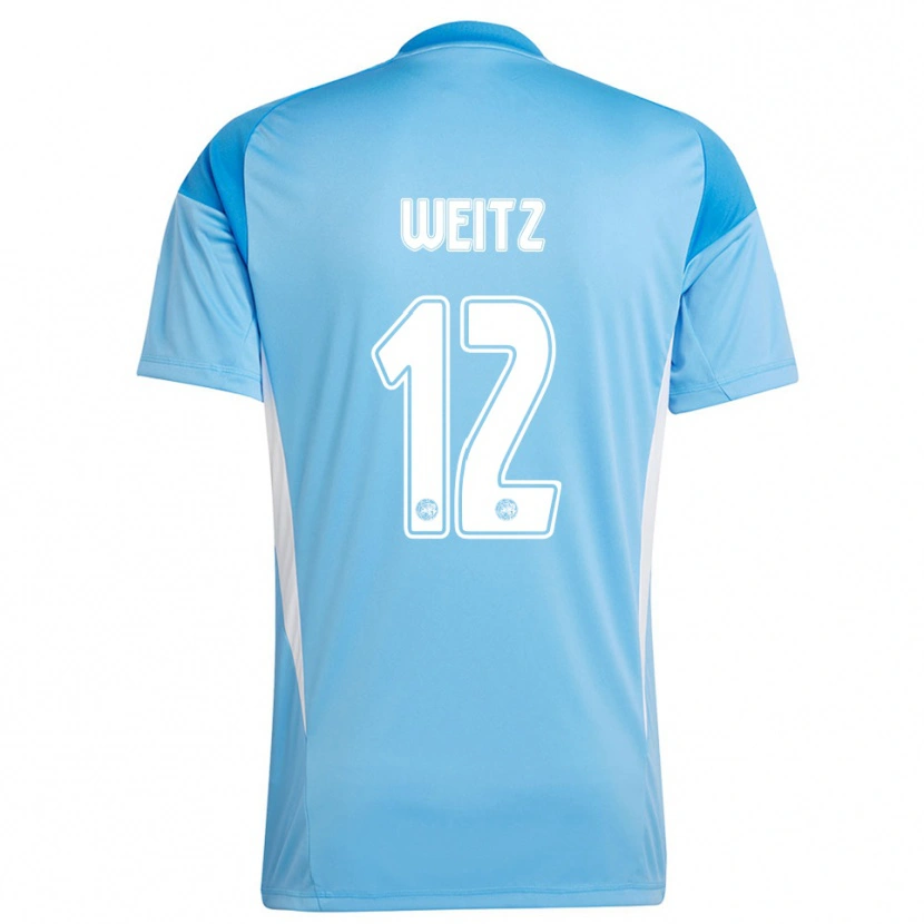 Danxen Herren Axel Weitz #12 Trikot Hellblau Weiß Torwarttrikot 2025/26