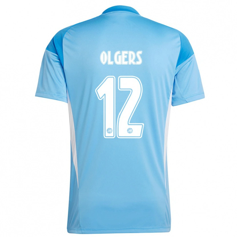 Danxen Herren Guus Olgers #12 Trikot Hellblau Weiß Torwarttrikot 2025/26