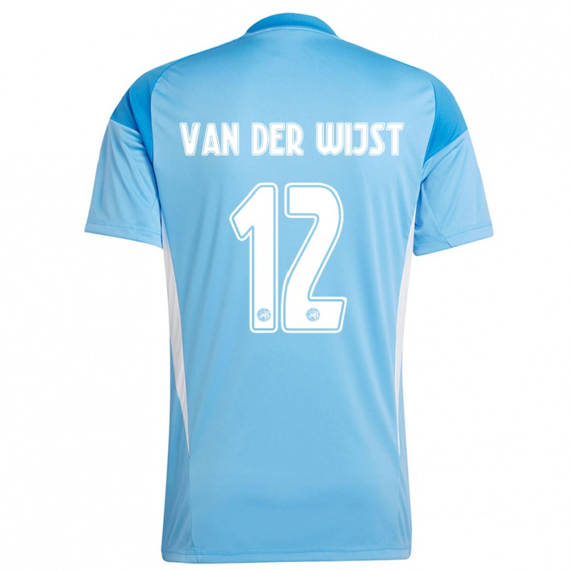 Danxen Herren Giovanni van der Wijst #12 Trikot Hellblau Weiß Torwarttrikot 2025/26