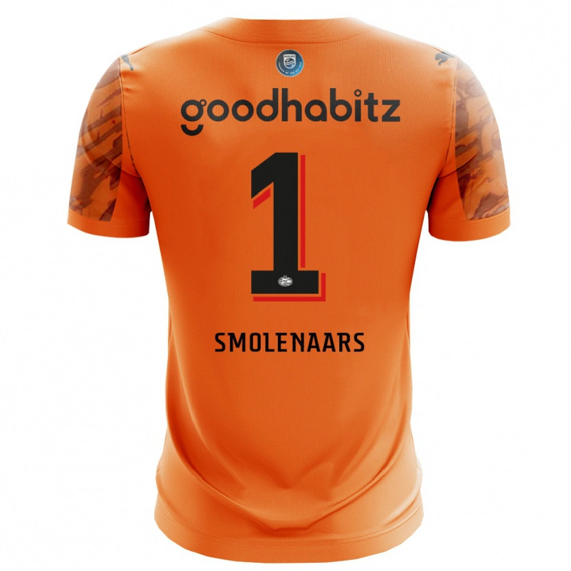 Danxen Herren Tijn Smolenaars #1 Trikot Orange Schwarz Torwarttrikot 2025/26