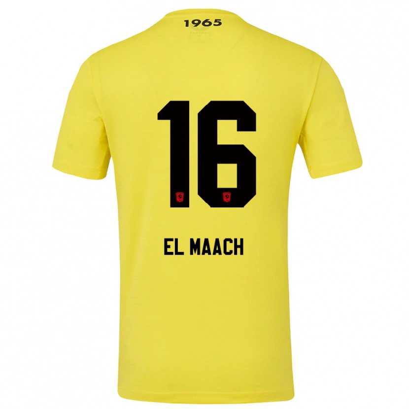 Danxen Herren Issam El Maach #16 Trikot Gelb Schwarz Torwarttrikot 2025/26