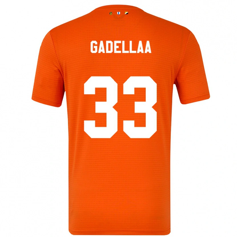 Danxen Herren Kevin Gadellaa #33 Trikot Orange Schwarz Torwarttrikot 2025/26