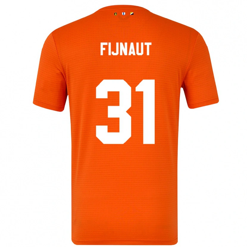 Danxen Herren Lucas Fijnaut #31 Trikot Orange Schwarz Torwarttrikot 2025/26