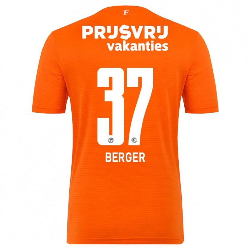 Danxen Herren Mannou Berger #37 Trikot Orange Schwarz Torwarttrikot 2025/26