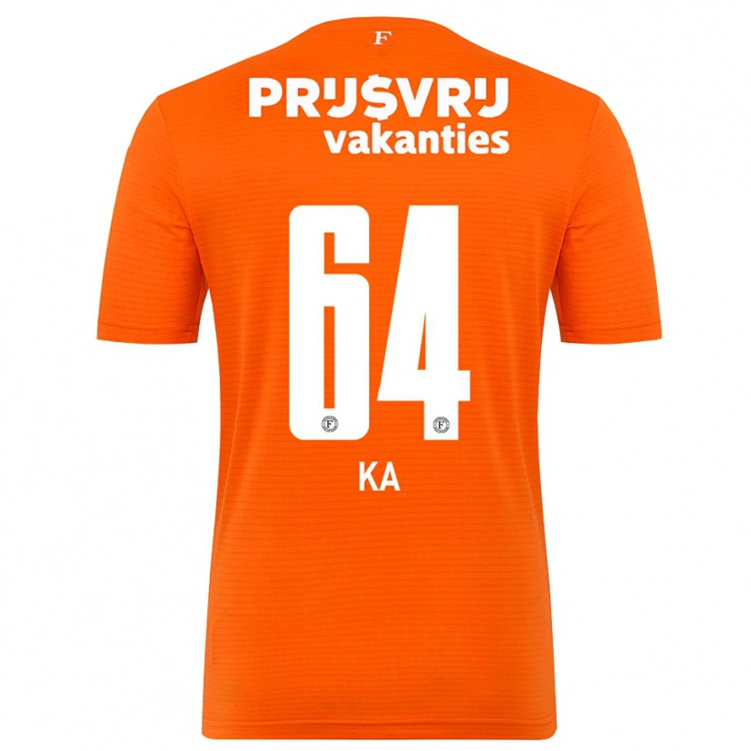Danxen Herren Ismail Ka #64 Trikot Orange Schwarz Torwarttrikot 2025/26
