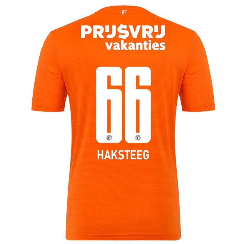 Danxen Herren Tim Haksteeg #66 Trikot Orange Schwarz Torwarttrikot 2025/26