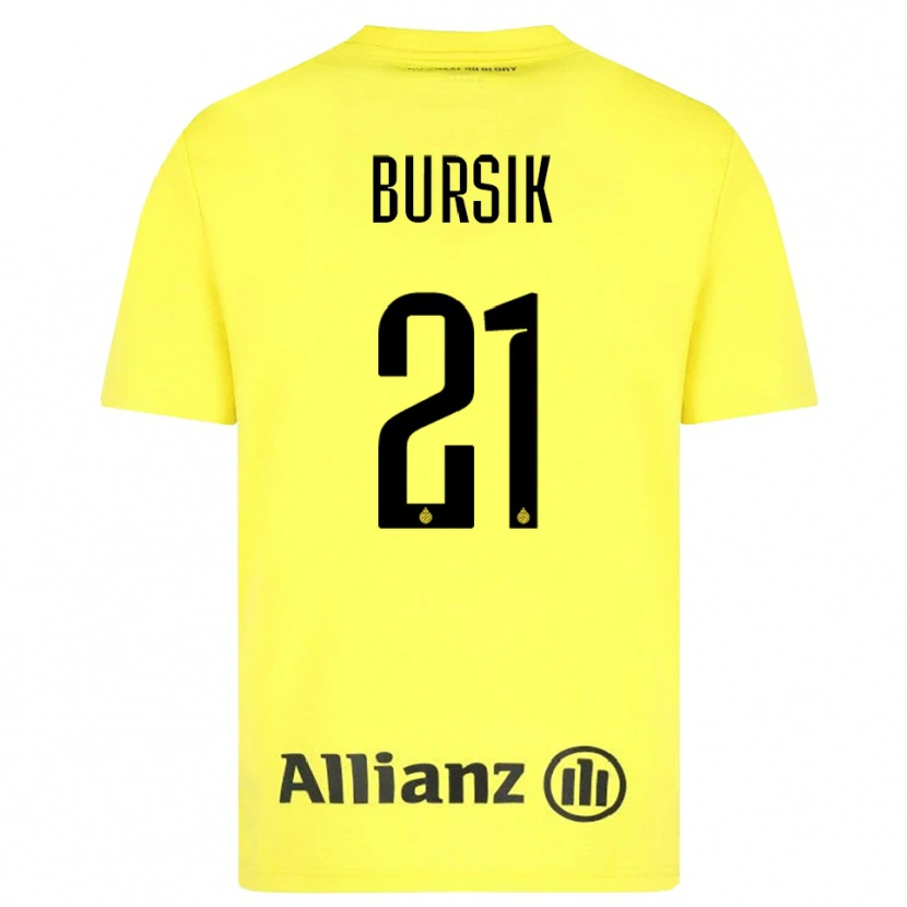 Danxen Herren Josef Bursik #21 Trikot Gelb Schwarz Torwarttrikot 2025/26