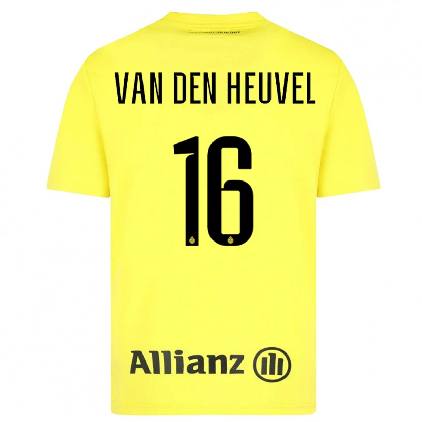 Danxen Herren Dani van den Heuvel #16 Trikot Gelb Schwarz Torwarttrikot 2025/26