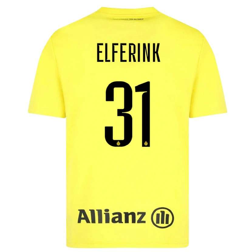 Danxen Herren Marie Elferink #31 Trikot Gelb Schwarz Torwarttrikot 2025/26
