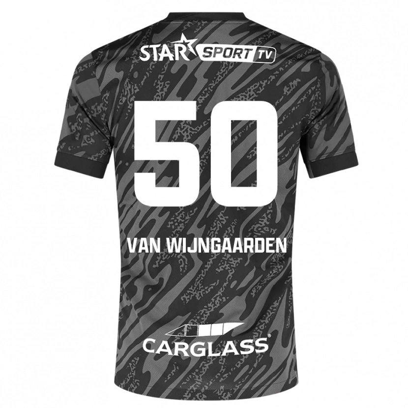 Danxen Herren Maren Van Wijngaarden #50 Trikot Dunkelgrau Schwarz Torwarttrikot 2025/26