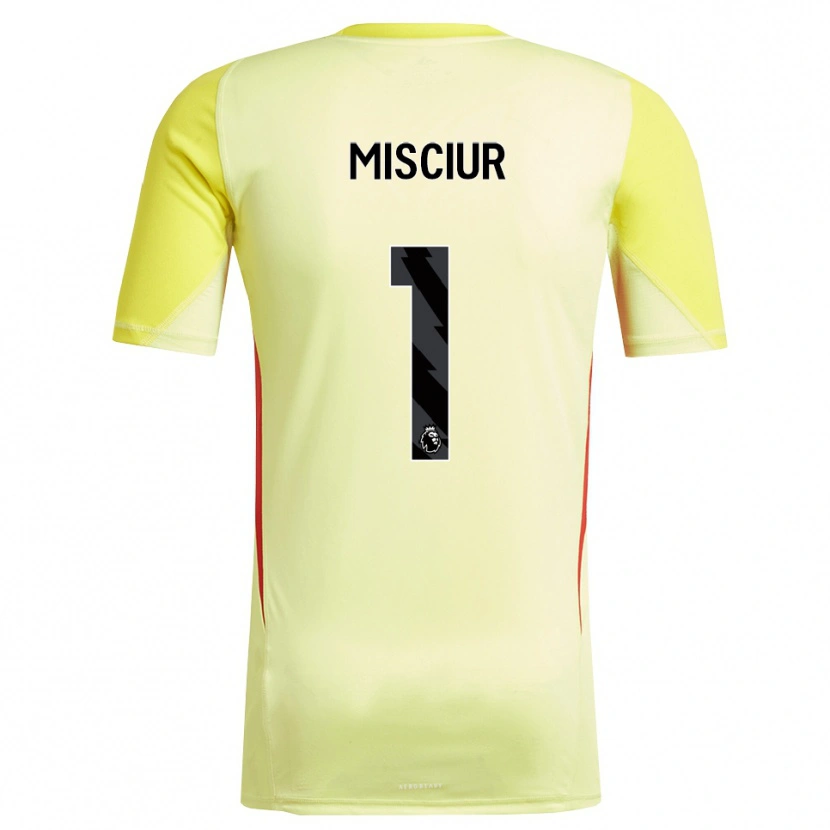 Danxen Herren Kornel Misciur #1 Trikot Gelb Rot Torwarttrikot 2025/26