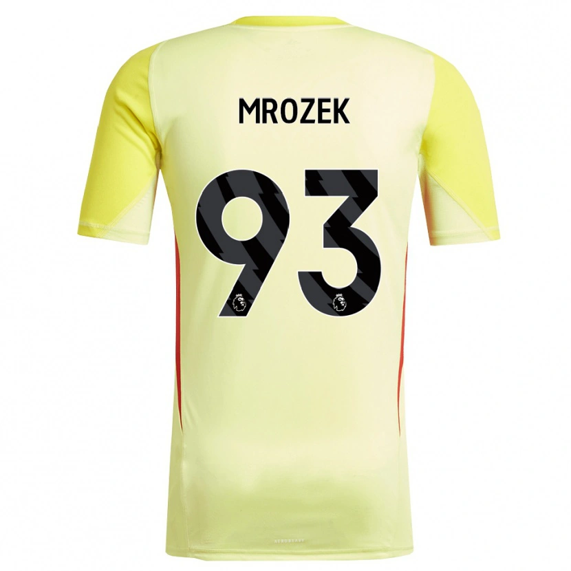 Danxen Herren Fabian Mrozek #93 Trikot Gelb Rot Torwarttrikot 2025/26