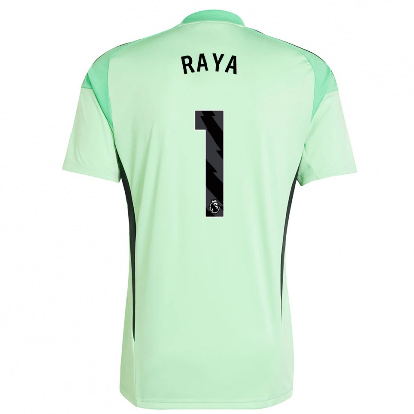Danxen Herren David Raya #1 Trikot Hellgrün Schwarz Torwarttrikot 2025/26