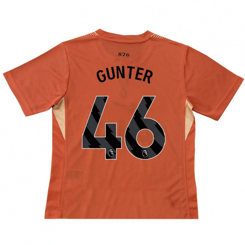 Danxen Herren Luca Gunter #46 Trikot Orange Schwarz Torwarttrikot 2025/26