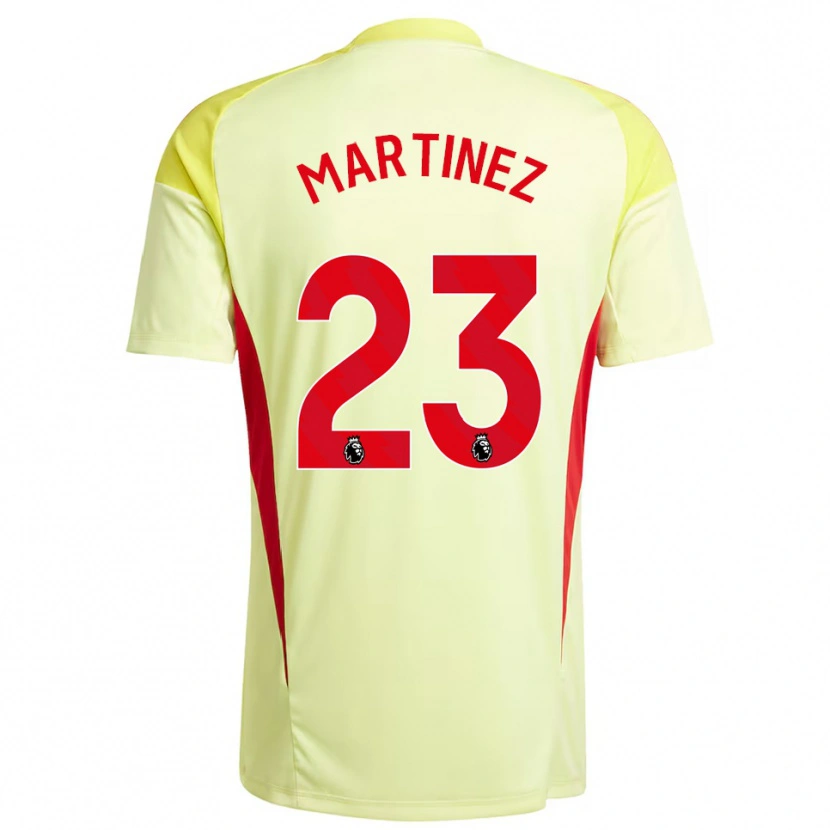 Danxen Herren Emiliano Martínez #23 Trikot Hellgelb Torwarttrikot 2025/26