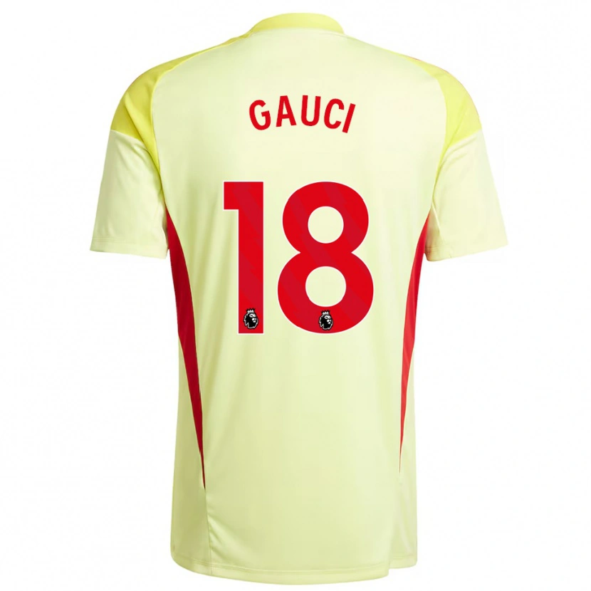 Danxen Herren Joe Gauci #18 Trikot Hellgelb Torwarttrikot 2025/26