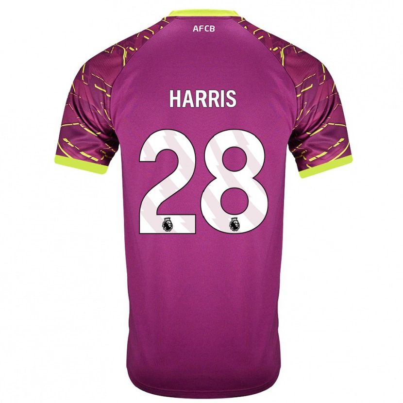 Danxen Herren Charlotte Harris #28 Trikot Dunkles Magenta Torwarttrikot 2025/26