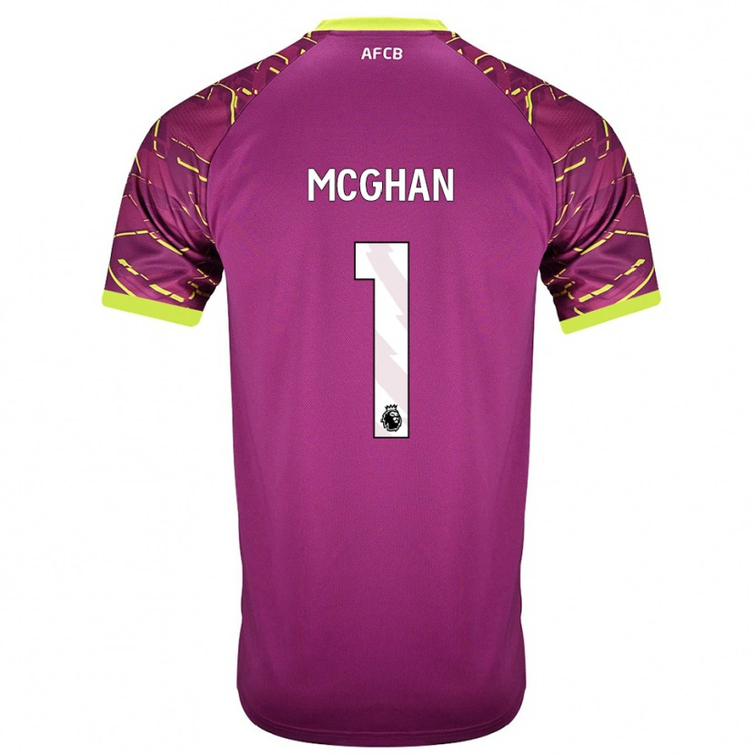 Danxen Herren Hayden McGhan #1 Trikot Dunkles Magenta Torwarttrikot 2025/26