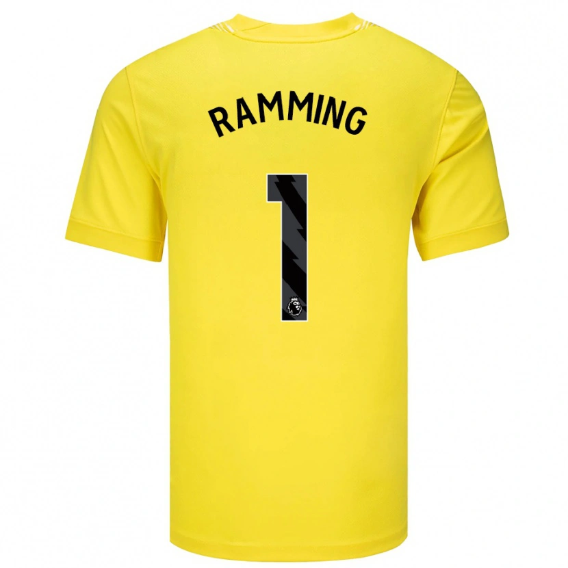 Danxen Herren Nils Ramming #1 Trikot Gelb Schwarz Torwarttrikot 2025/26