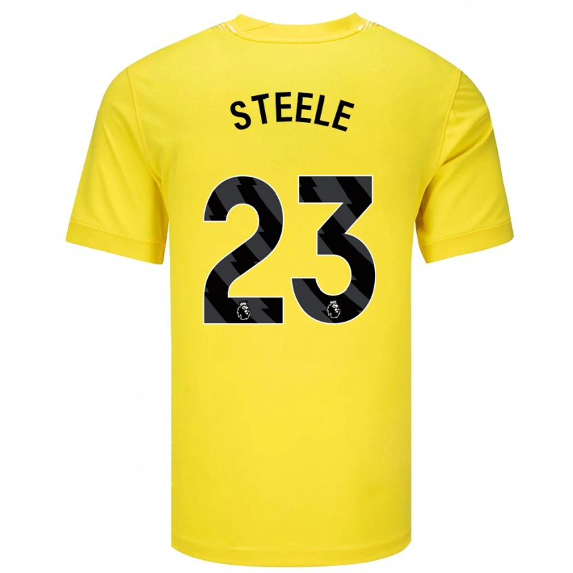 Danxen Herren Jason Steele #23 Trikot Gelb Schwarz Torwarttrikot 2025/26