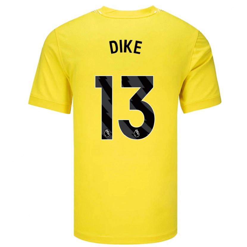 Danxen Herren Michael Dike #13 Trikot Gelb Schwarz Torwarttrikot 2025/26