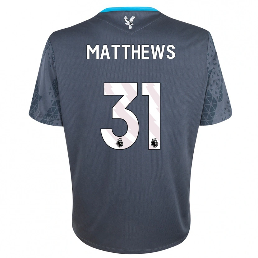 Danxen Herren Remi Matthews #31 Trikot Dunkelgrau Weiß Torwarttrikot 2025/26
