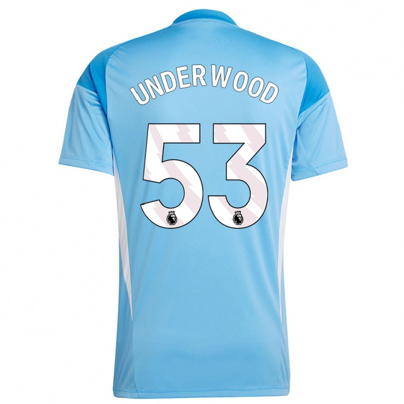 Danxen Herren Marco Underwood #53 Trikot Blau Weiß Torwarttrikot 2025/26