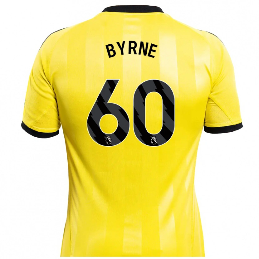 Danxen Herren Reece Byrne #60 Trikot Gelb Schwarz Torwarttrikot 2025/26